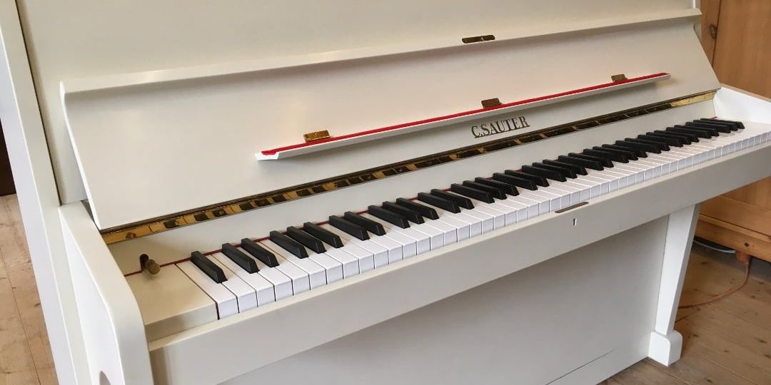 piano allemand sauter occasion blanc