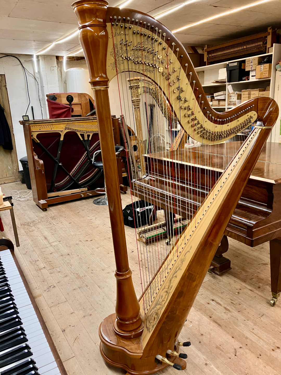 Location mensuelle harpe à pédales